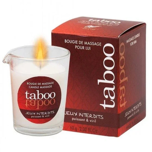 RUF - TABOO VELA DE MASAJE PARA ÉL JEUX INTERDITS AROMA LIQUEN SALVAJE - Nuvica
