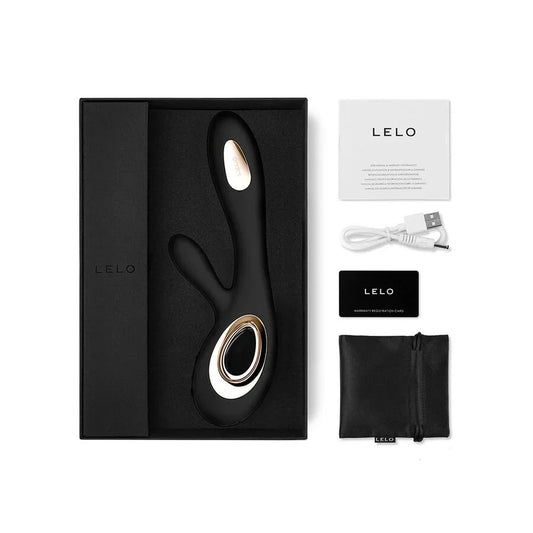 LELO - SORAYA WAVE VIBRADOR RABBIT NEGRO - Nuvica