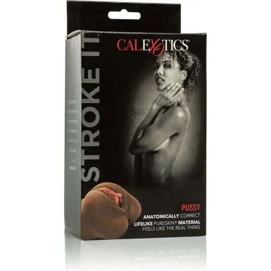 CALEXOTICS - STROKE IT MASTURBADOR VAGINA MARRÓN - Nuvica