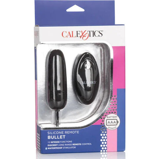 CALEXOTICS - HUEVO VIBRADOR DE SILICONA CON MANDO NEGRO - Nuvica