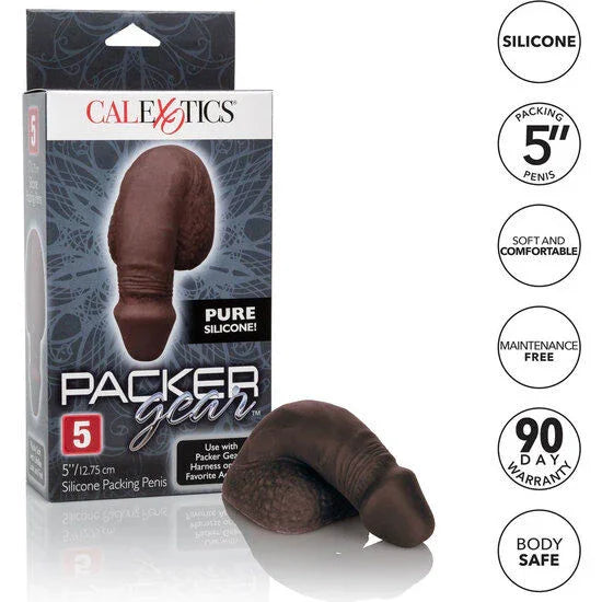 CALEXOTICS - PACKING PENIS PENE DE SILICONA 12.75CM NEGRO - Nuvica