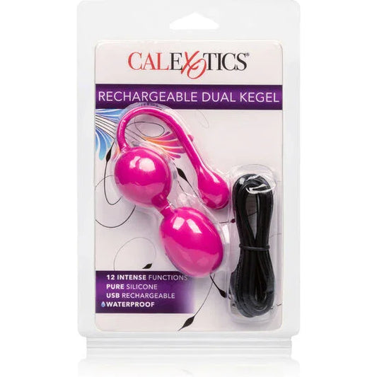 CALEXOTICS - BOLAS DUAL KEGEL RECARGABLES ROSA - Nuvica