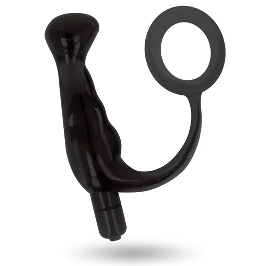 ADDICTED TOYS - VIBRADOR PROSTÁTICO NEGRO 10 CM - Nuvica