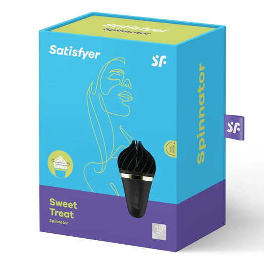 SATISFYER - SWEET TREAT SPINNATOR MARRÓN & ROSA - Nuvica
