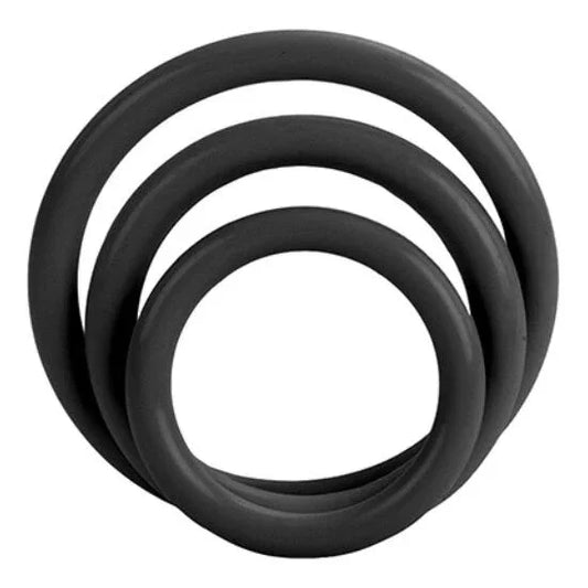 CALEXOTICS - SET TRES ANILLAS NEGRO ERECCIÓN - Nuvica