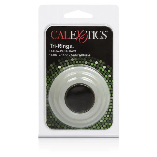 CALEXOTICS - SET TRES ANILLAS BRILLO EN LA OSCURIDAD - Nuvica