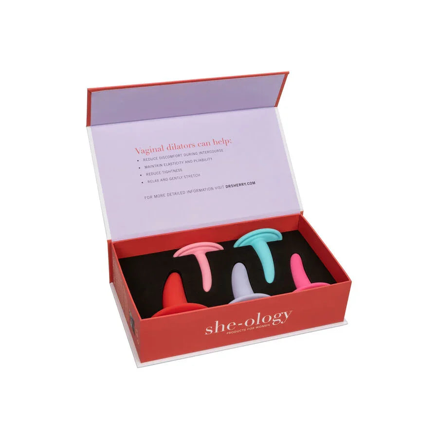 CALEXOTICS - KIT 5PC DILATADORES VAGINALES O ANALES MULTICOLOR - Nuvica