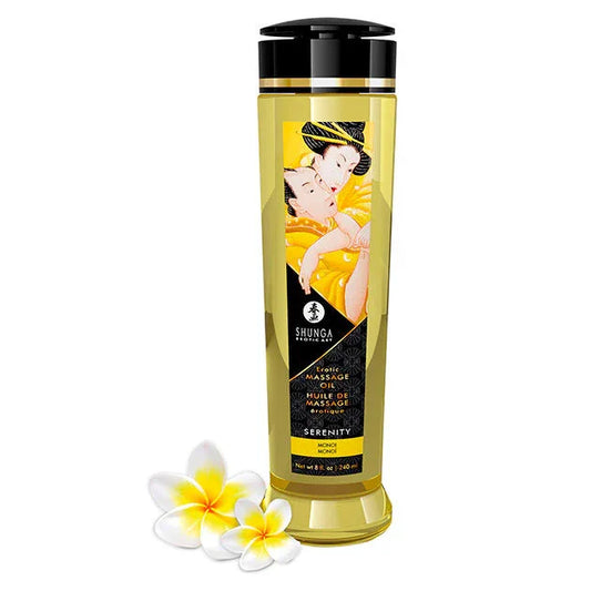 SHUNGA - ACEITE DE MASAJE ERÓTICO SERENITY 240 ML - Nuvica