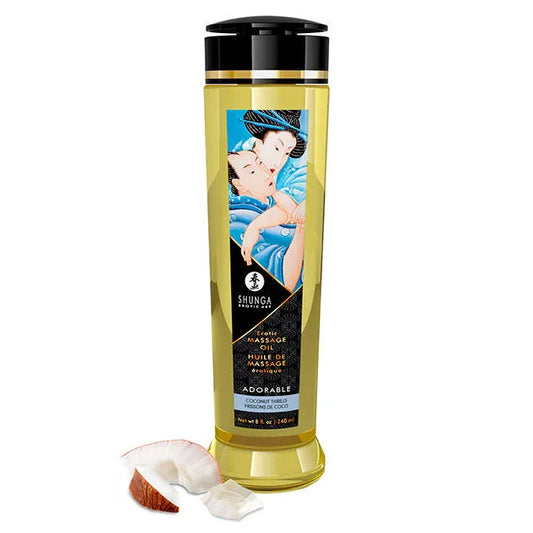 SHUNGA - ACEITE DE MASAJE ERÓTICO ADORABLE 240 ML - Nuvica