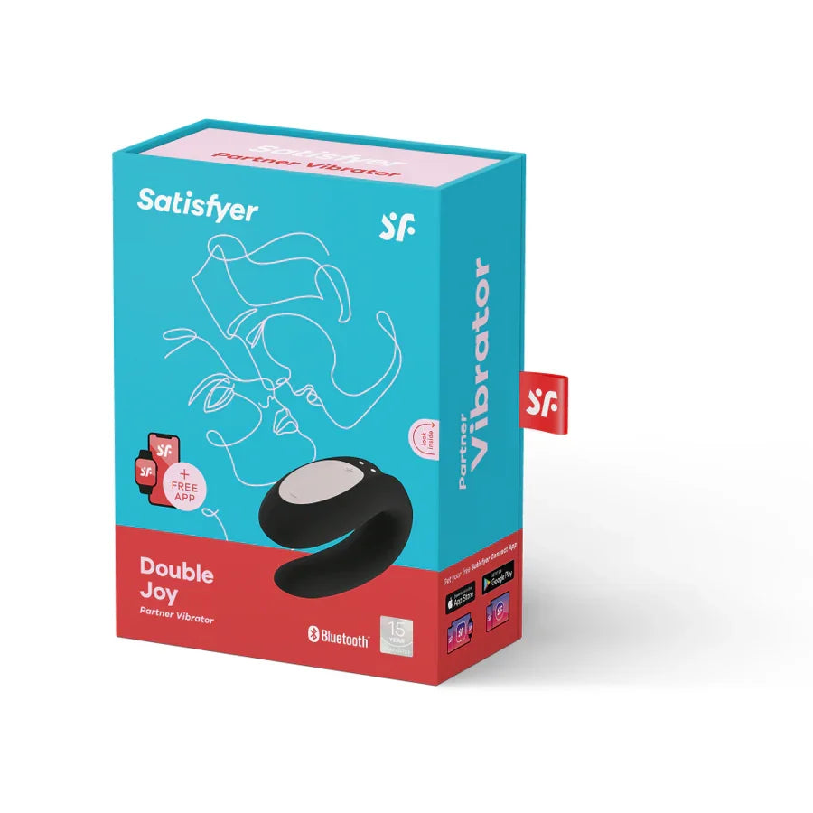 SATISFYER - DOUBLE JOY CON APP ORO NEGRO - Nuvica
