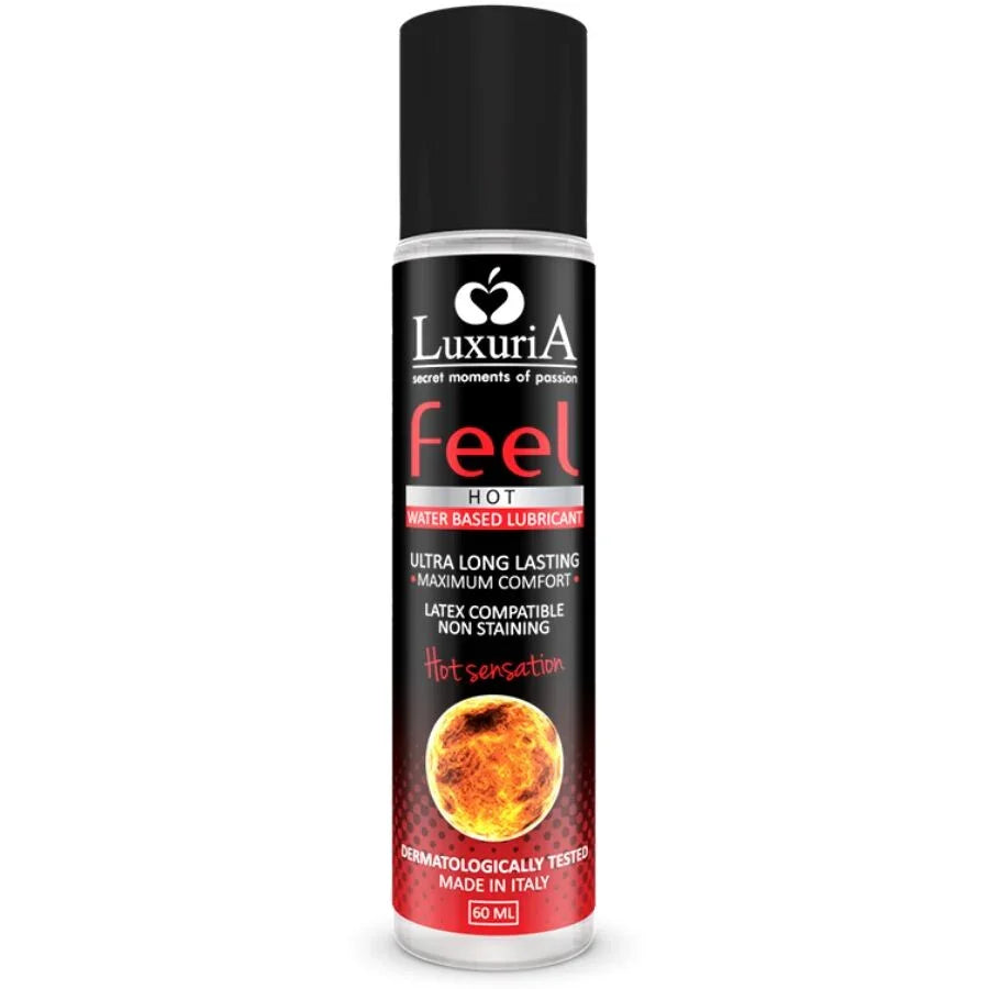 INTIMATELINE - LUXURIA FEEL HOT SENSATION LUBRICANTE BASE AGUA EFECTO CALOR 60 ML - Nuvica