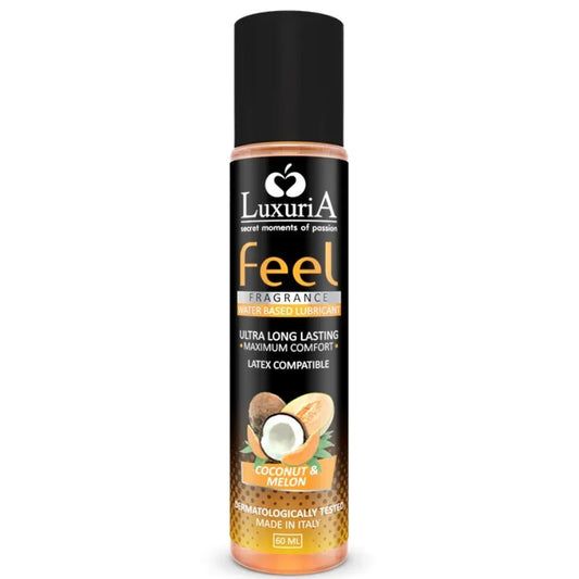 INTIMATELINE - LUXURIA FEEL LUBRICANTE BASE AGUA COCO Y MELON 60 ML - Nuvica