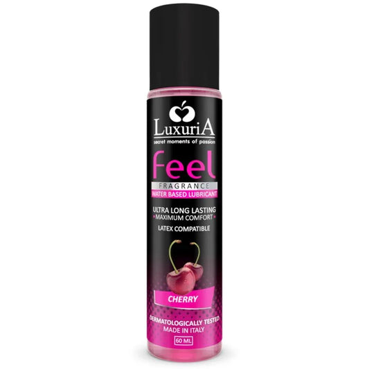 INTIMATELINE - LUXURIA FEEL LUBRICANTE BASE AGUA CEREZA 60 ML - Nuvica