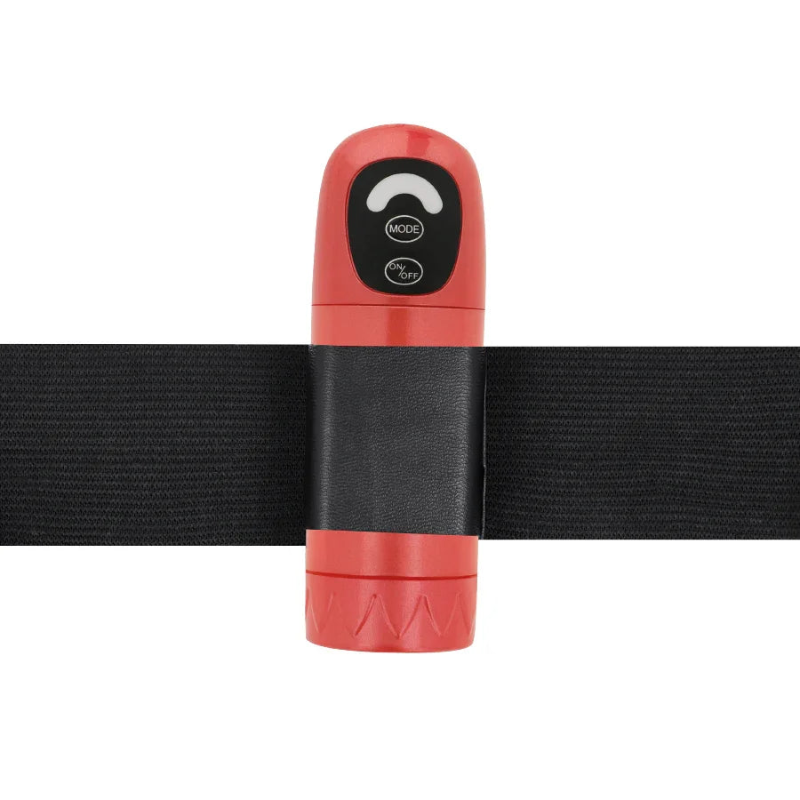 HARNESS ATTRACTION - ARNÉS DANIEL CON VIBRACIÓN Y ROTACIÓN 18 CM -O- 3.5 CM - Nuvica