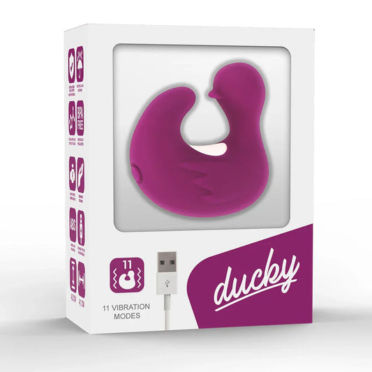 COVERME - DEDAL PATO ESTIMULADOR DE SILICONA RECARGABLE DUCKYMANIA - Nuvica