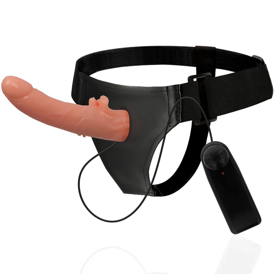 HARNESS ATTRACTION - ARNÉS VIBRADOR HECTOR 20 CM -O- 3.5 CM - Nuvica