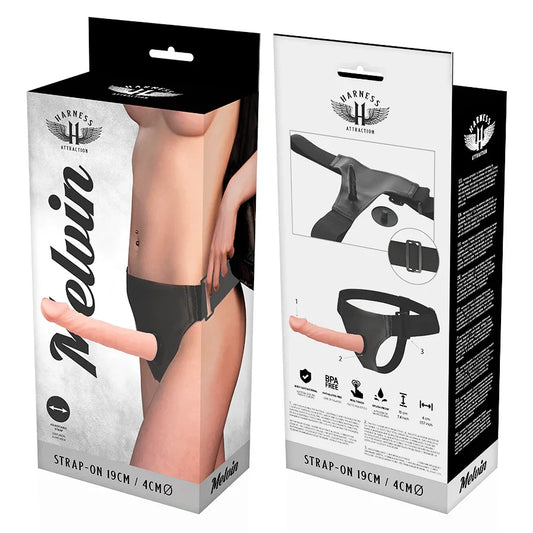 HARNESS ATTRACTION - ARNÉS MELVIN FLESH 19 CM -O- 4 CM - Nuvica