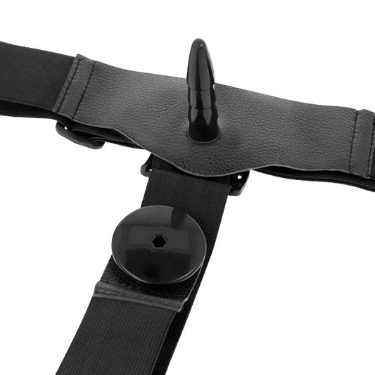 HARNESS ATTRACTION - RODNEY DOBLE PENETRACIÓN VIBRADOR 18 CM -O- 3.5 CM - Nuvica