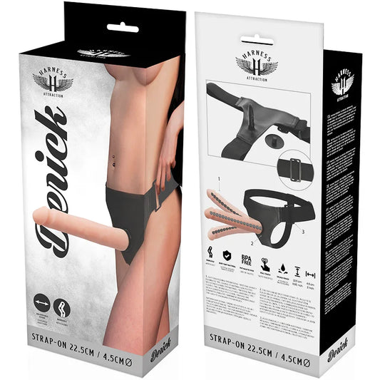HARNESS ATTRACTION - DERICK ARNÉS ARTICULABLE 22.5 CM -O- 4.5 CM - Nuvica