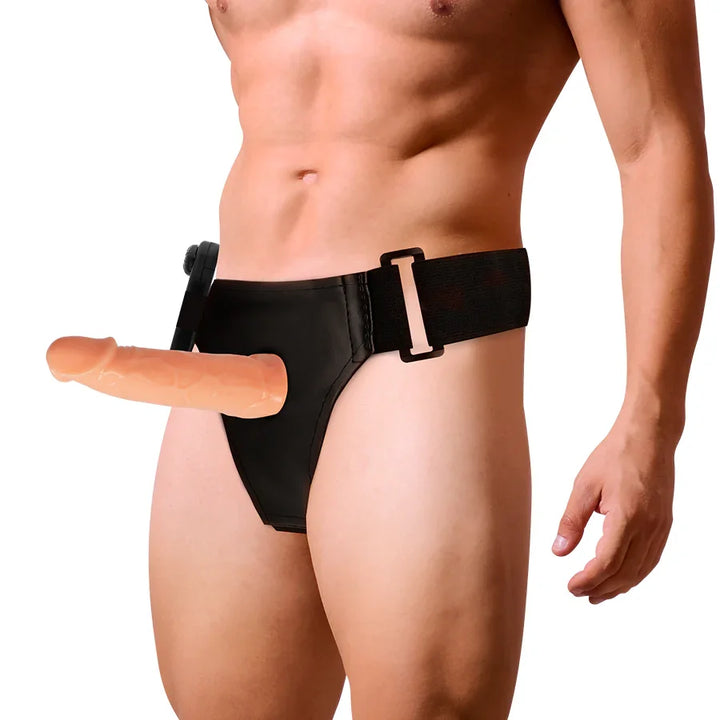 HARNESS ATTRACTION - ARNÉS HUECO WILLIAN CON VIBRADOR 17 CM -O- 4.5 CM - Nuvica