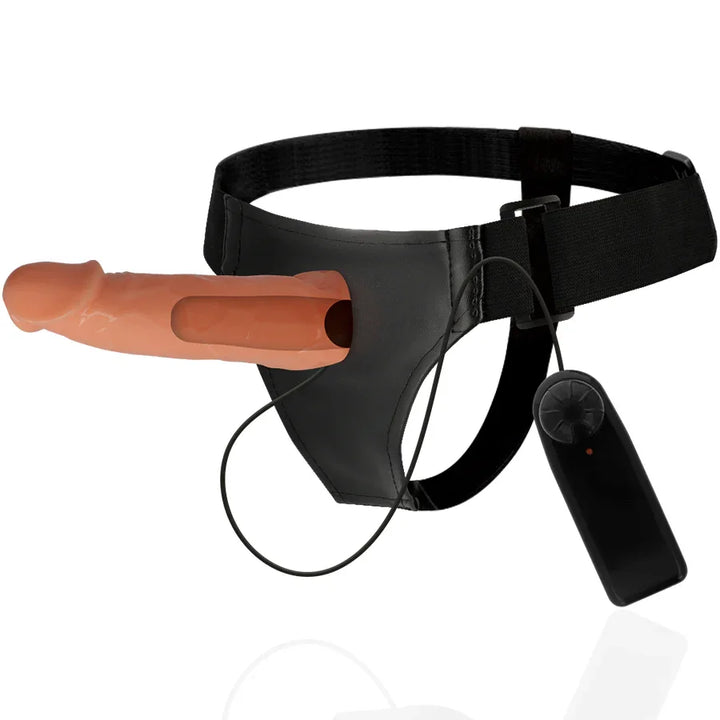 HARNESS ATTRACTION - ARNÉS HUECO WILLIAN CON VIBRADOR 17 CM -O- 4.5 CM - Nuvica