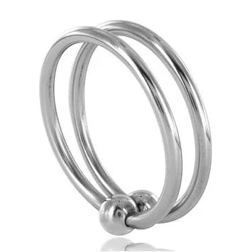 METAL HARD - DOUBLE GLANS RING 28MM - Nuvica