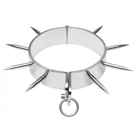 METAL HARD - COLLAR ESCLAVO BDSM CON PUNTAS - Nuvica