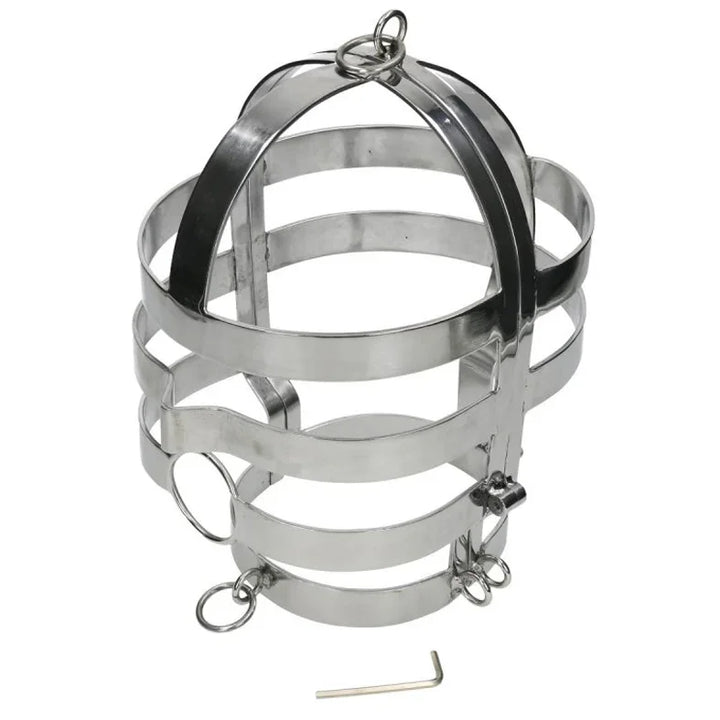 METAL HARD - MASCARA CON COLLAR ACERO - Nuvica
