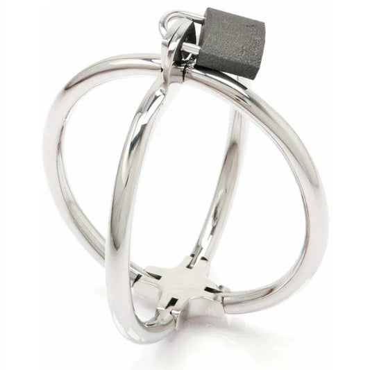 METAL HARD - CRISS CROSS ESPOSA RESTRICCIONES DE ACERO INOX - Nuvica