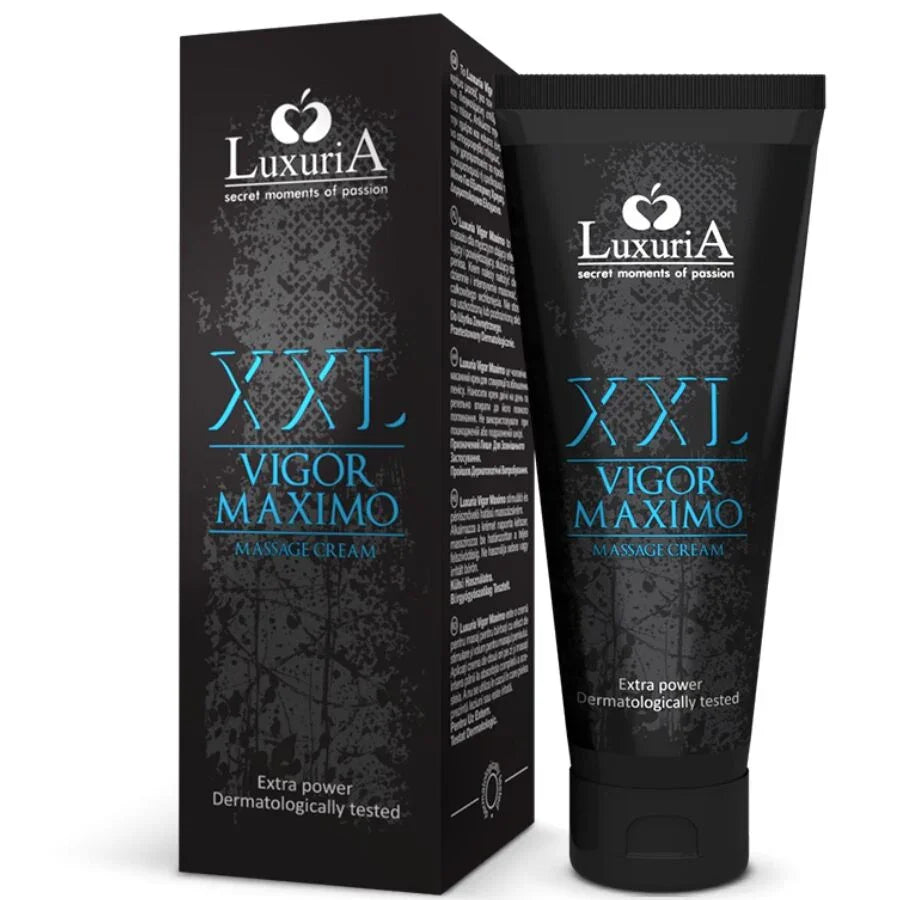 INTIMATELINE LUXURIA - XXL VIGOR MÁXIMO CREMA MASAJE VOLUMINIZADORA 75 ML - Nuvica