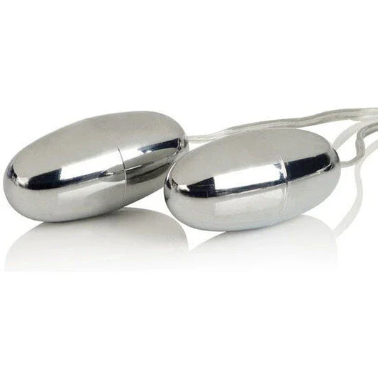 CALEXOTICS - BALAS VIBRADORAS DORADAS DUO SILVER - Nuvica