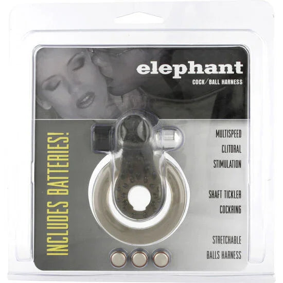 SEVEN CREATIONS - ANILLO VIBRADOR CON ELEFANTE ESTIMULADOR - Nuvica