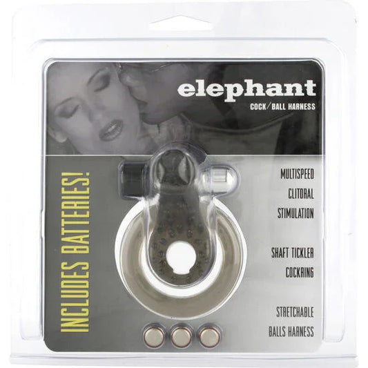 SEVEN CREATIONS - ANILLO VIBRADOR CON ELEFANTE ESTIMULADOR - Nuvica