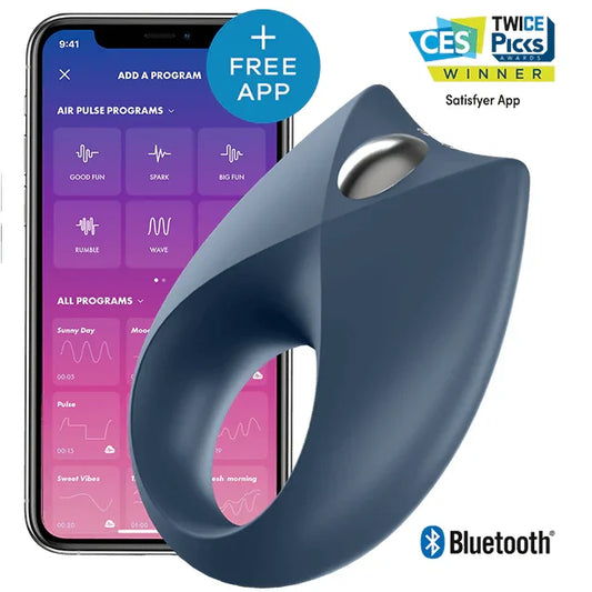 SATISFYER - POWERFUL ROYAL ONE ANILLO VIBRADOR APP - Nuvica