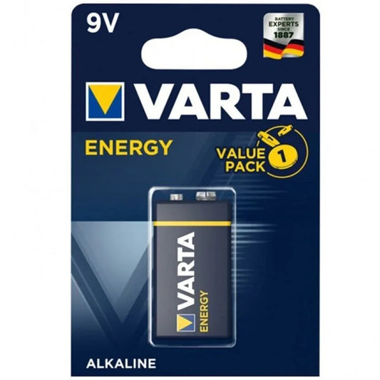 VARTA - ENERGY PILA ALCALINA 9V LR61 BLISTER*1 - Nuvica