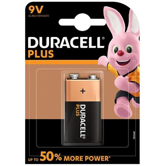 DURACELL - PLUS POWER PILA ALCALINA 9V LR61 BLISTER*1 - Nuvica