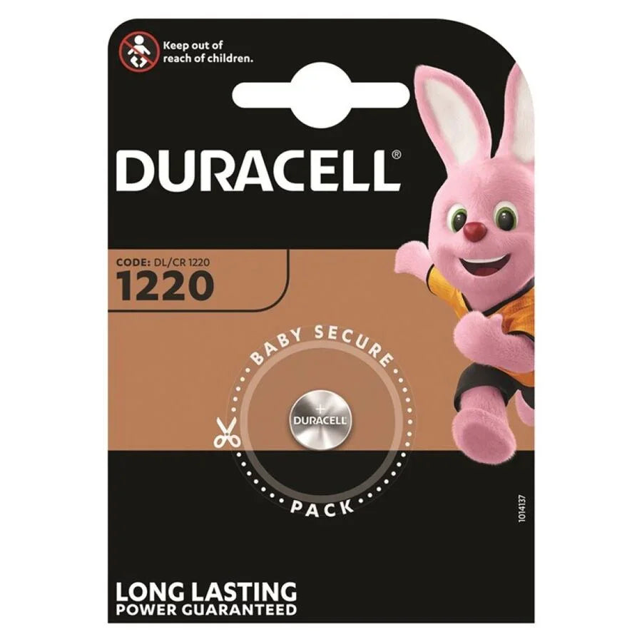DURACELL - PILA BOTON LITIO CR1220 3V BLISTER*1 - Nuvica