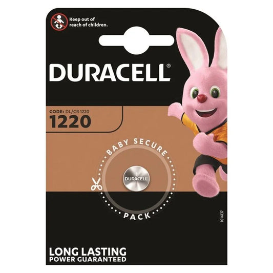 DURACELL - PILA BOTON LITIO CR1220 3V BLISTER*1 - Nuvica