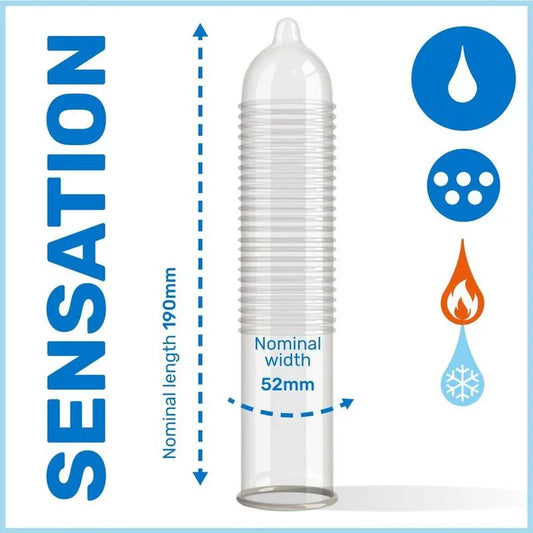 PASANTE - CLIMAX 6 EFECTO CALOR + 6 EFECTO FRIO / 12UNIDADES - Nuvica