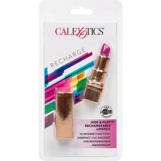 CALEXOTICS - BALA PINTALABIOS RECARGABLE HIDE & PLAY LILA - Nuvica