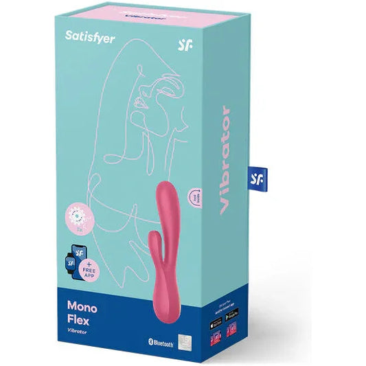 SATISFYER - MONO FLEX ROJO CON APP - Nuvica