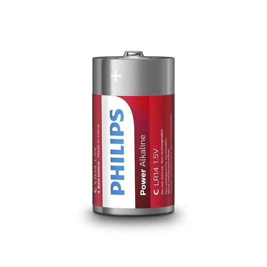 PHILIPS - POWER ALKALINE PILA C LR14 BLISTER*2 - Nuvica