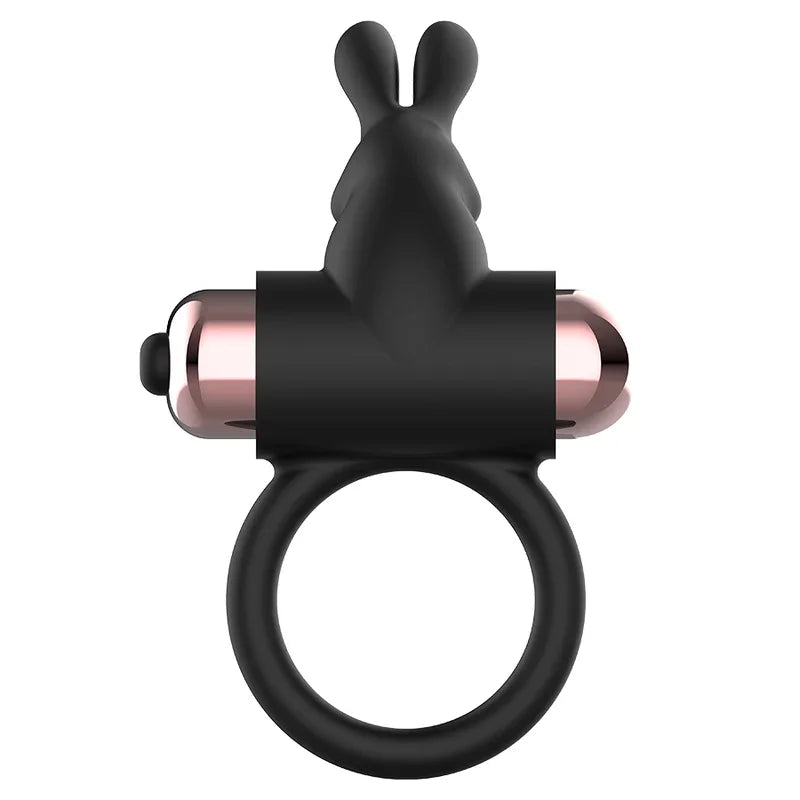 COQUETTE CHIC DESIRE - COCK RING ANILLO VIBRADOR NEGRO / GOLD - Nuvica