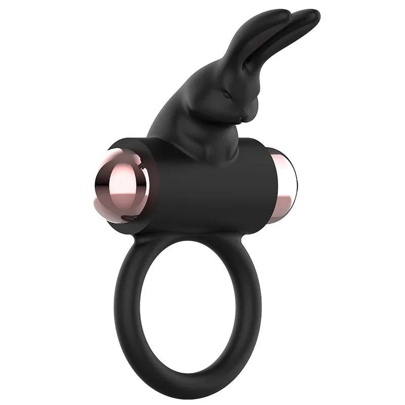 COQUETTE CHIC DESIRE - COCK RING ANILLO VIBRADOR NEGRO / GOLD - Nuvica