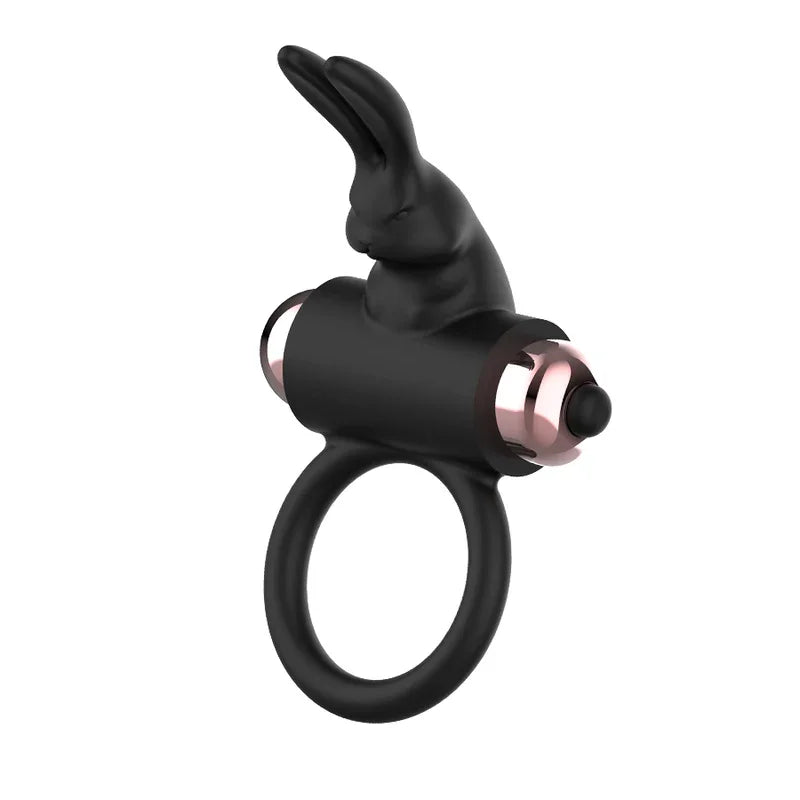COQUETTE CHIC DESIRE - COCK RING ANILLO VIBRADOR NEGRO / GOLD - Nuvica