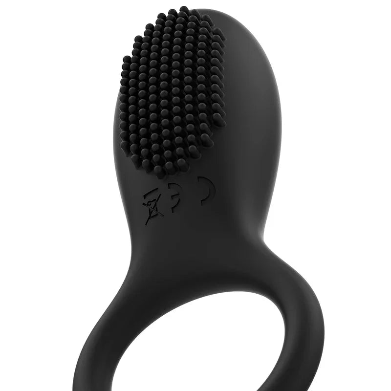 COQUETTE CHIC DESIRE - ANILLO VIBRADOR CONTROL REMOTO RECARGABLE NEGRO / GOLD - Nuvica