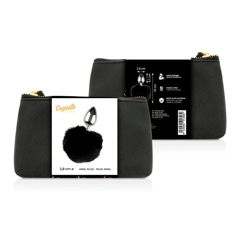 COQUETTE CHIC DESIRE - PLUG ANAL DE METAL TALLA L 2.8 x 4.1 CM - Nuvica
