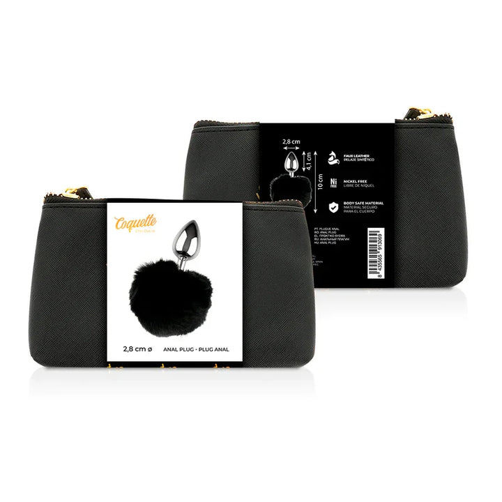 COQUETTE CHIC DESIRE - PLUG ANAL DE METAL TALLA L 2.8 x 4.1 CM - Nuvica