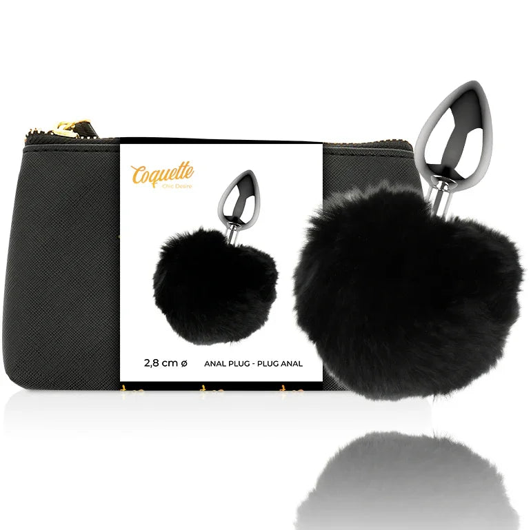 COQUETTE CHIC DESIRE - PLUG ANAL DE METAL TALLA L 2.8 x 4.1 CM - Nuvica