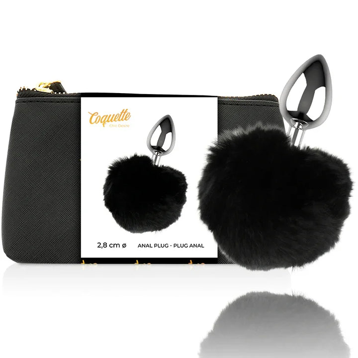 COQUETTE CHIC DESIRE - PLUG ANAL DE METAL TALLA L 2.8 x 4.1 CM - Nuvica
